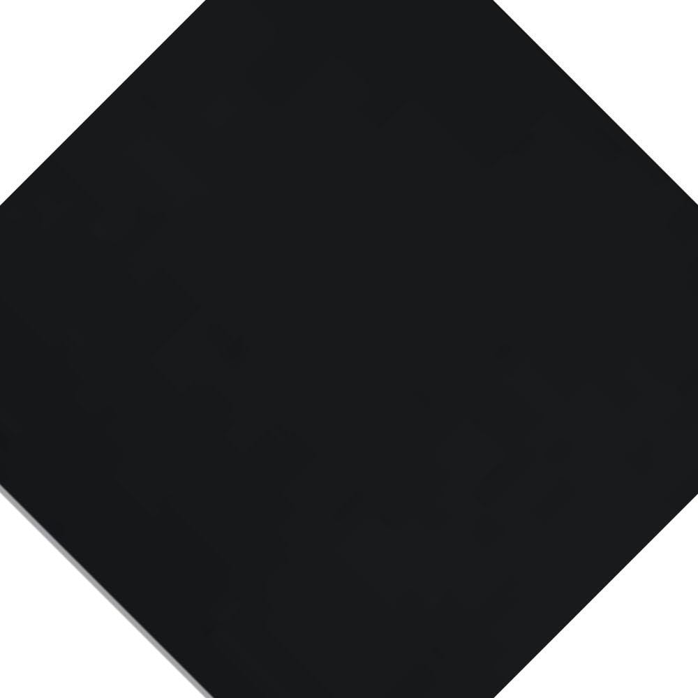 Hoja plana de placa de aluminio anodizado de color de 1 mm, 100 x 100 mm, for grabado artesanal(Black)