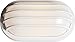Maxim 10110FTWT Bulwark ADA Compliant Frosted Glass Bulkhead Outdoor Wall Sconce for Coastal Area, 1-Light 60 Watt, 6" H x 11" W, White