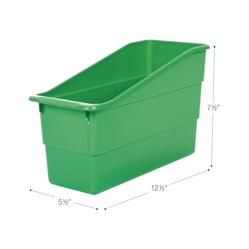 Image of Really Good Stuff Durable Book & Binder Holders, 12-Pack, Green