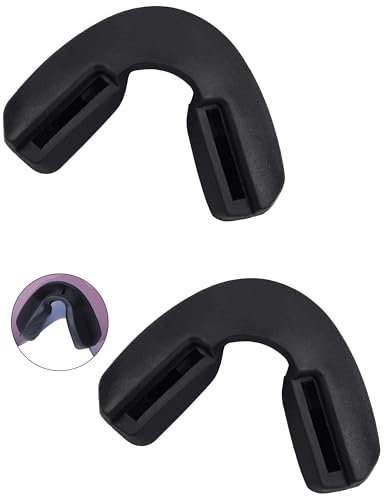 Image of Black Replacement Nose Pads Piece for Oakley Kato OO9455 OO9455M /Encoder OO9471 OO9472F /Subzero OO9098 Sunglass