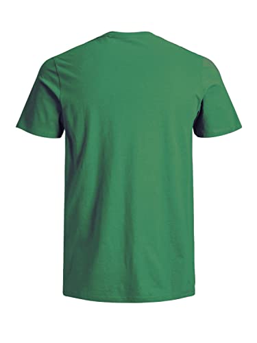 JACK & JONES Herren JJECORP Logo Tee SS Crew Neck, Verdant Green/White - REG, XXXL – Ansicht 3