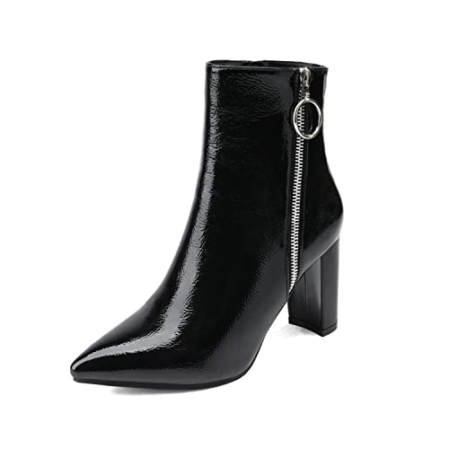 DREAM PAIRS Women's Platform Chunky Block Heel Ankle Booties