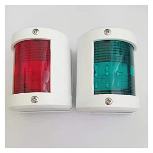 IKOCHI Boot Steuerbordport Stern Masthead Marine Boot Yacht Navigationslicht 12V 24V (Color : Starboard Port 2 pcs)