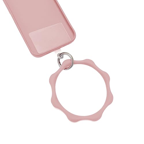 Silicone Wave-Shaped Cell Phone Wrist Loop Phone Wave Shaped Loop/Purple - Photo 81 sur 81