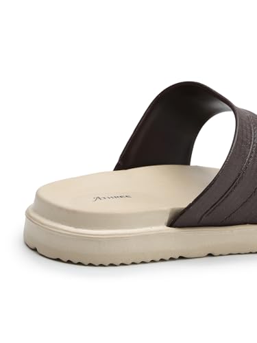 Image of ATHREE Slippers for Man Soft Lightweight | Chappal for Men Daily use Casual Slipper | Stylish Sleeper for Mens EVA Flip Flops Home use Gents Footwear for Man Pack of 1