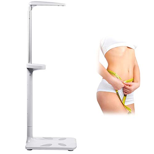 DWZF Physician Digital Scale, Professional Mechanical Beam Scale, English Voice Broadcast, Precision, Capacity: 200kg/440lb