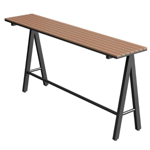 Mesa alta de bistró para crear un rincón de bar en tu sala de estar 2