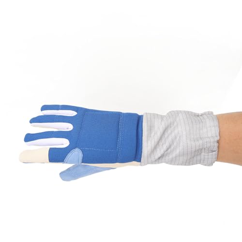 Sorandy Fencing Glove for Sabre Epee Foil, Anti Skid, Right Hand, Padded Mittens, Professional Equipment for Child and Adult (L)