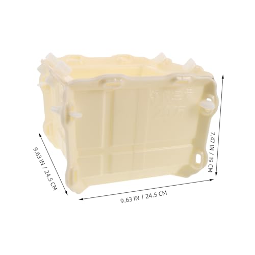 Moule à pot de fleurs carré BESPORTBLE en plastique réutilisable pour ciment