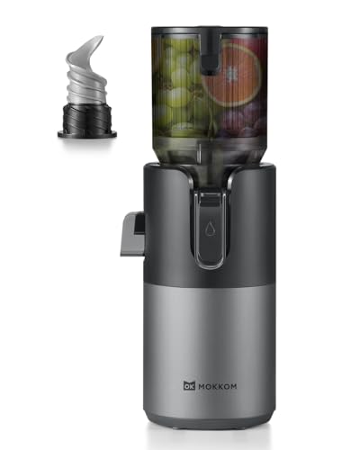 Opiniones de Extractor de Jugos Elektra - 5 favoritos. 48 MOKKOM - Exprimidor de prensa en frío, exprimidor de masticaje lento con canal de alimentación extragrande, alto rendimiento de jugo, extractor de prensa de doble etapa, apto...