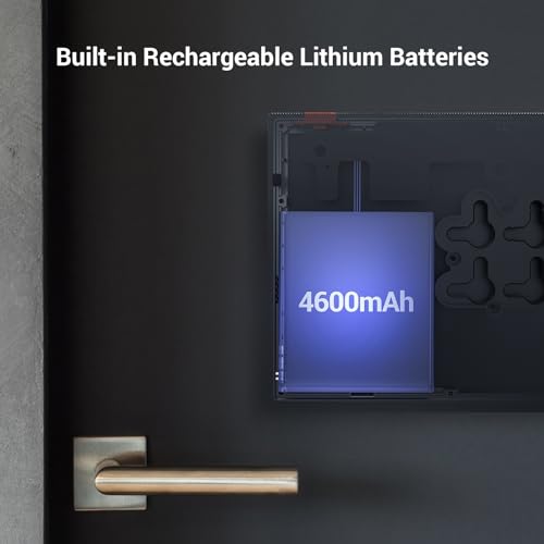 EZVIZ 7'' Wireless Security Monitor with Smart Touch Screen for Home System, 4600mAh Battery, 2.4GHz Wi-Fi, Two-Way Audio, Remote Control with APP, SD7