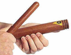 2010 Latin Percussion Exotic Hardwood Standard Claves LP211R Pictured