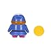 Nintendo Super Mario 4-Inch Blue Shy Guy Poseable Figure with Coin Accessory. Ages 3+ (Officially licensed)