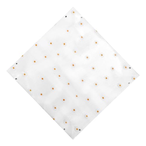 リポッティングマット - デイジーパターンを備えた透明な防水折りたたみ式ガーデニングマット - ポッティングマット|屋内植物土壌制御ツール|ポッティング、移植用のEVAガーデニングアクセサリー