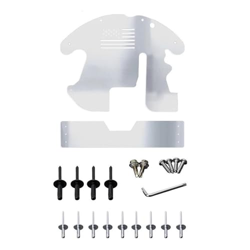 Catalizadores para tubos escape Convertidor Catalí Protector de catalizador Cat Security Defender de aleación de aluminio con remaches para Toyota Prius 2010-2015(TYPE 1)