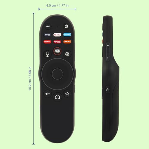 Replacement Voice Remote XRT270, Remote Control Fit for Vizio 2023 2024 D M P V OLED Series 4K Smart TV V4K55C-08 V4K55M-08 V4K55M-0801 V4K55M-0804 V4K65C/M-0804 V4K65C-08 V4K65M-08 V4K65M-0804 - Thumbnail 4