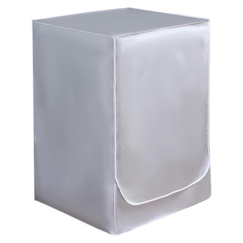 Funda para lavadora, funda protectora impermeable y antipolvo para lavadora y secadora de carga frontal, funda para secadora exterior con protección solar