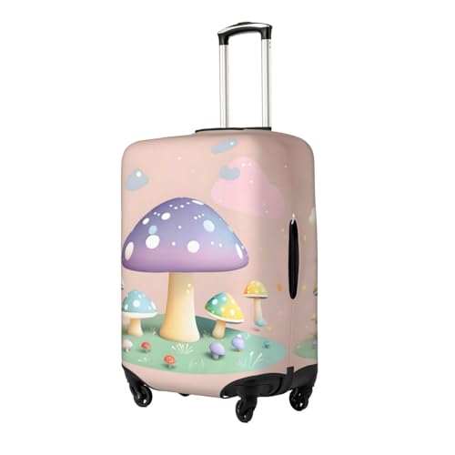 Luggage Suitcase Cover Protector, Printed Cartoon mushroom Luggage Covers for Suitcase, Baggage Covers Fits 18-32 Inch Luggage2