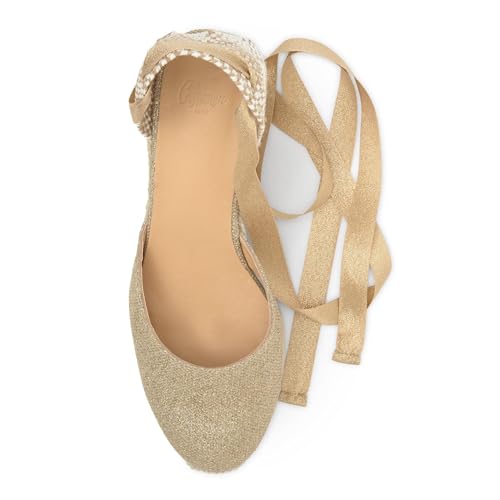 Image of Castaner | Espadrille with Wedge Carina Made in Canvas 7 cm | Woman