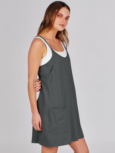 Image of ANRABESS Women Athletic Dress Summer Tennis Workout Active Sports Mini Romper Dress Built in Shorts Travel Vacation Clothes