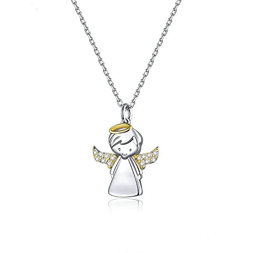 Collier en Argent Sterling Ange le Cadeau Unique Idéal pour Anniversaire Femme