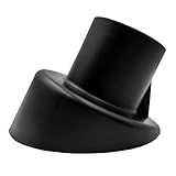 Timyrimy 1.97'/5cm Porch Swing Replacement Feet, Black Horseshoe-Shaped Plastic Leg Caps to Secure Swing Legs to Ground(Set of 4)