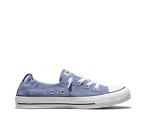 Converse, Women's, Chuck Taylor All Star Shoreline Embroidered Stars Slip-On, Indigo Storm, 7, Medium