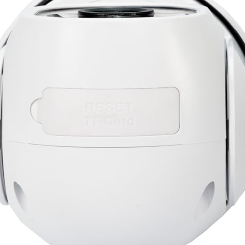 EKAZA Câmera de Segurança Externa Inteligente Nuvem Dual Dome, WiFi, IP65, H 310°/ V 140°, Compatíve