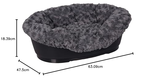Karlie Bezug Pet Bed Cuddly grau Passend für Domus 70 cm