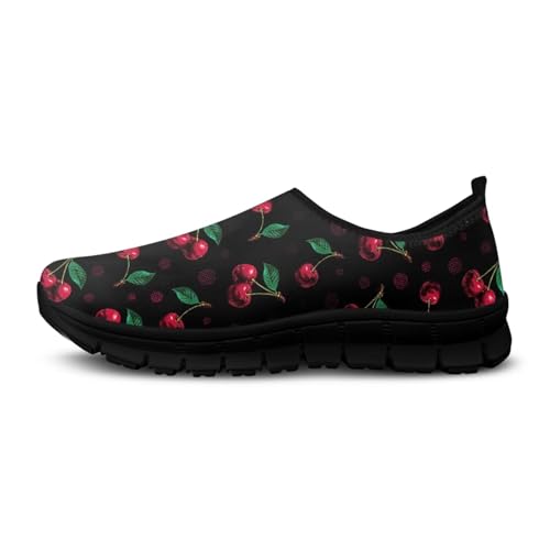 JoyLamoria House Fruit Plant Print Shoes for Women Orthopedic Lightweight Work Running Travel3