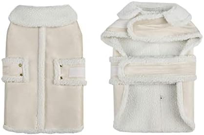 Dog Winter Jacket - Warm Windproof Fleece Coat for Large Dogs