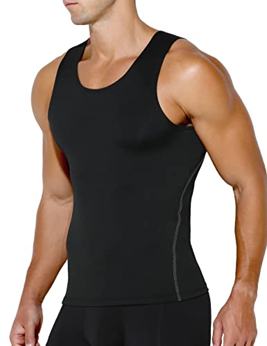 Casey Kevin Débardeur de Compression pour Homme Maillots de Corps sans Manches Gilet de Sport Ventre Plat Gainant Body Shaper