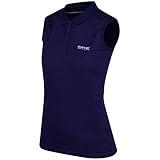 Cómodo Regatta Tima - Polo sin Mangas para Mujer, Mujer, RWT116, Azul Marino, FR : L (Taille Fabricant : Taille 16)