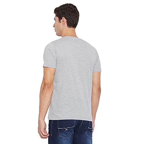 Image of Mickey Mouse Family by Wear Your Mind Men's Regular Fit Round Neck Short Sleeves Knitted T-Shirt