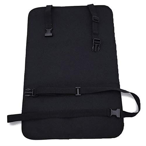 FIRECLUB Car Seat Back Organizer, Tactical MOLLE Vehicle Panel Car Seat Cover Protector Universal Fit (black-car-set)