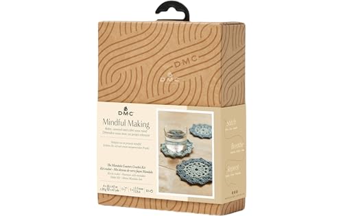 Kit crochet dessous de verre mandala DMC pour un moment de détente pure