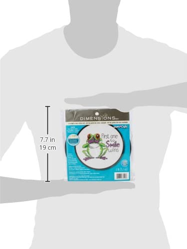 Image of Dimensions Needlecrafts Counted Cross Stitch, First One to Smile