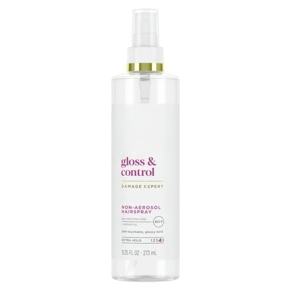 Gloss & Control Non-Aerosol Hairspray Extra Hold 24H Touchable Hold 9.25 fl oz