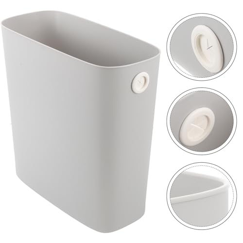 Zerodeko Slim Kitchen Bin Narrow Space Trash can Double Layer Garbage Bucket Compact Design for Bathroom Bedroom Office Use - Image 2