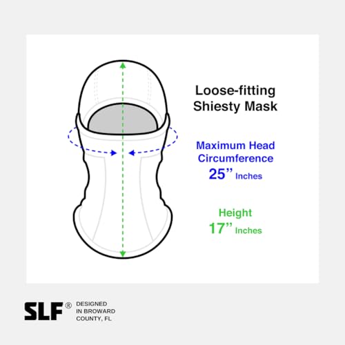 Image of SLEEFS Balaclava Face Mask Men & Women - Loose Fit, Breathable Ski Mask Shiesty for Football, Cycling - All Weather Use