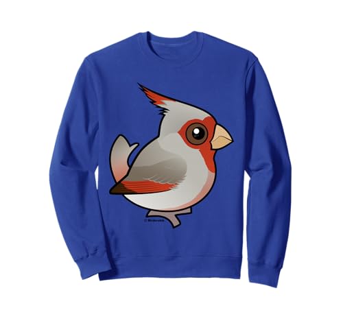 Cute Cartoon Pyrrhuloxia Birdorable Colorful Bird Sweatshirt