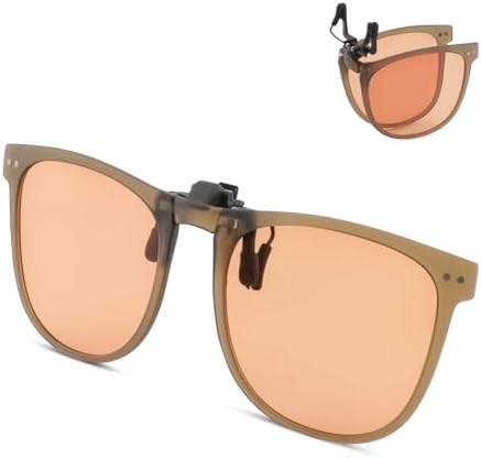 Solsun Polarized Clip on Sunglasses for Men Women UV Protection Anti Glare Driving Fishing Glasses