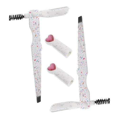 Healeved -in Essential: Eyebrow Shaver Clip and Brush Tool Set Stainless Steel for Longevity