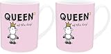 Sheepworld XL-Tasse Queen of the day | Große Kaffeetasse aus Porzellan, XL Jumbo-Tasse, 60 cl,...