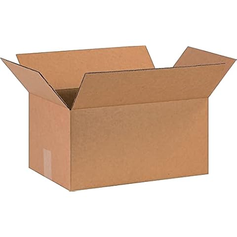 The Packaging Wholesalers 16 x 10 x 8 Inches Shipping Boxes, 25-Count (BS161008) Cover