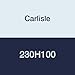 Carlisle 230H100 Synchro-Cog Synchronous Timing Belt, Rubber, 23" Pitch Length, 1/2" Tooth Pitch, 46 Teeth, 1" Wide