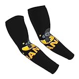 Chioee アームカバー uvカット バナナ ゴリラ 猿柄 冷感 腕カバー ひんやり ロング丈 アームスリーブ 通気性 伸縮性 スポーツ 夏 日焼け防止 メンズ レディース 紫外線対策 速乾 ウトドア スポーツ 釣り 運転 自転車用 男女兼用 2枚セット 袖丈43cm