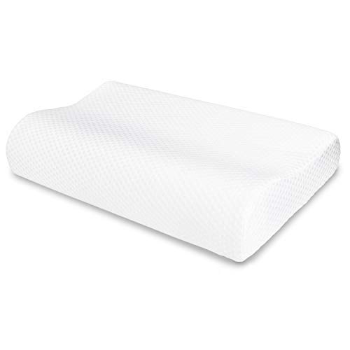 vecelo memory foam contour pillow