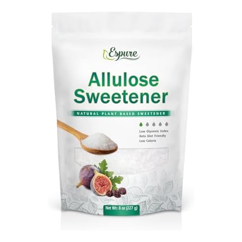Espure Allulose Sweetener, Plant based, Derived from Figs, Raisin & Jackfruit, Low Calorie; 8oz Cover