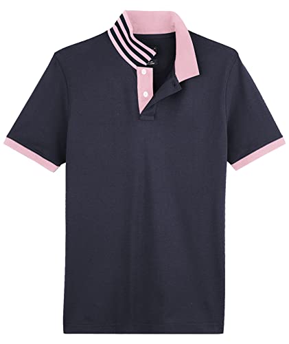 Geek Lighting Black Polo Shirts For Men Short Sleeve Summer Causal Golf Tennis T-Shirt Xl #TOP1